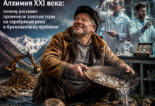 Изображение, символизирующее переход россиян от традиционных богатств к современным ценностям
