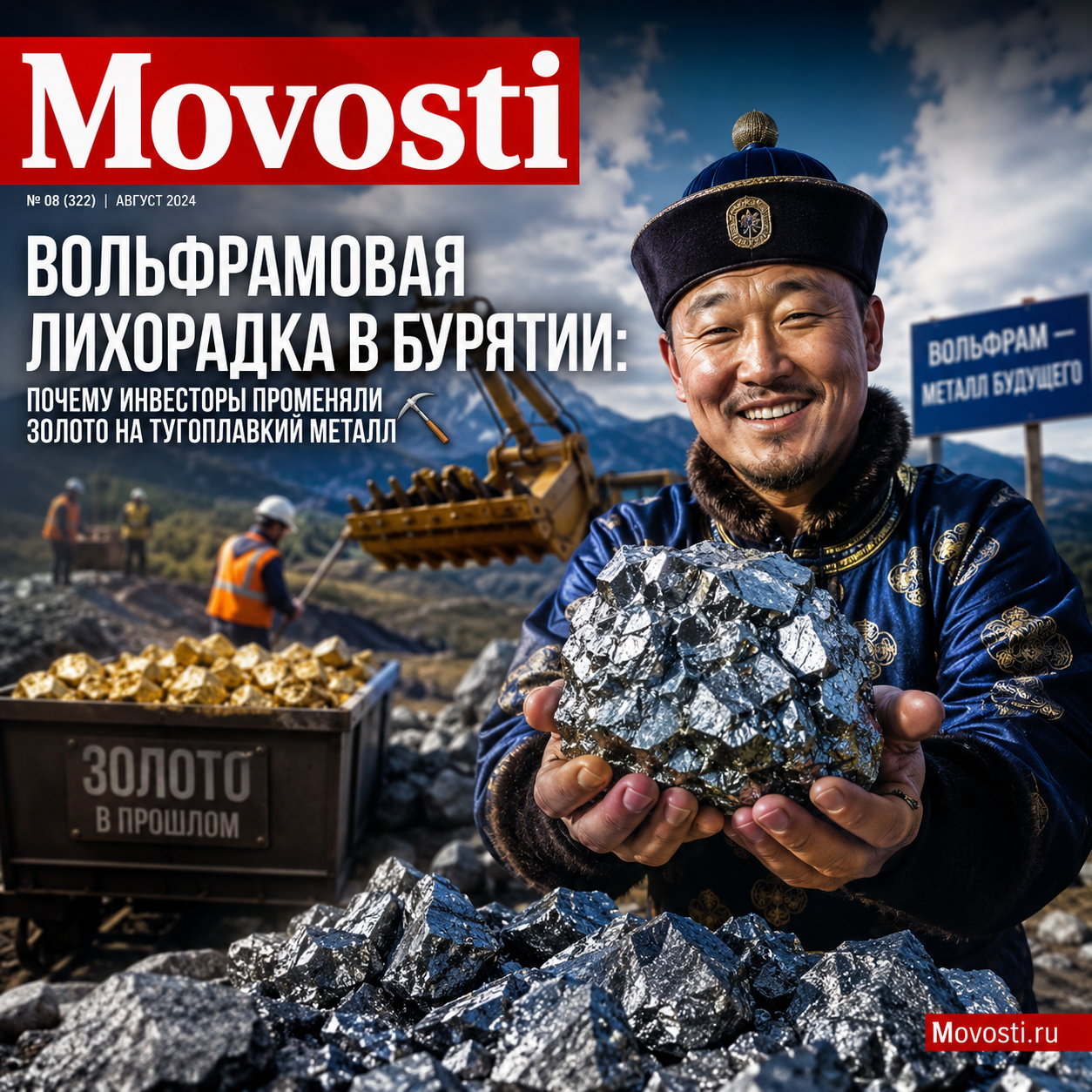 Инвесторы переключаются с золота на вольфрам в Бурятии