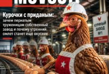 Курочки на заводе, готовящиеся к утреннему омлету
