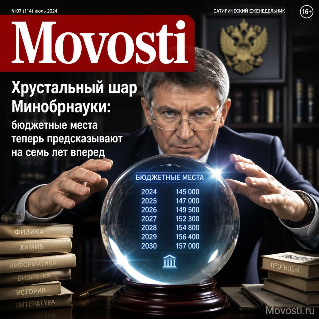 Хрустальный шар, символизирующий предсказания бюджета на образовательные места