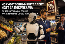 Искусственный интеллект, взаимодействующий с роботами в магазине