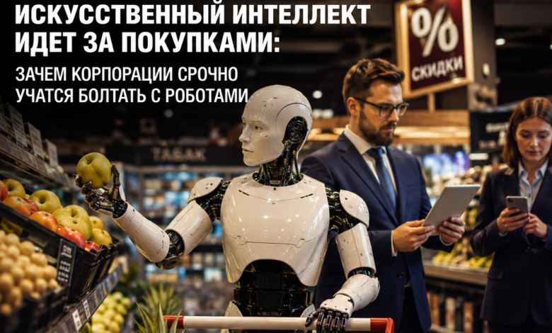 Искусственный интеллект, взаимодействующий с роботами в магазине