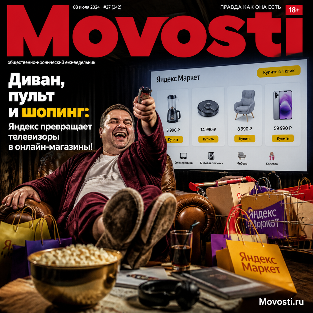 Диван, пульт и шопинг: Яндекс превращает телевизоры в онлайн-магазины!