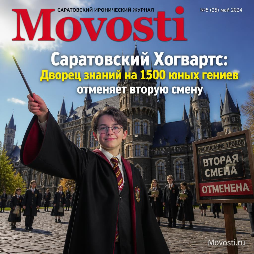 Изображение Саратовского Хогвартса, дворца знаний для 1500 юных гениев