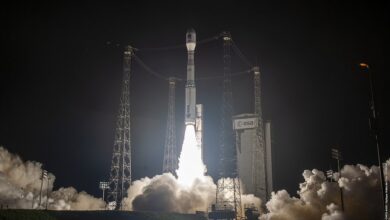 Космическое такси Vega-C на орбите с эко-инспекторами Земли