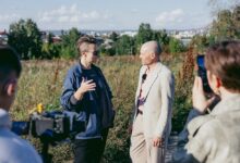 Кадр с Бульвара Гайдая и студенческого кампуса в Иркутске