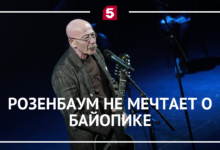 Изображение Александра Розенбаума с гитарой и усами, символизирующее его отказ от голливудских стандартов.