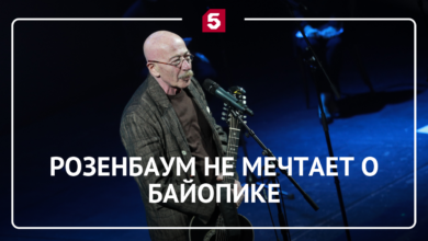 Изображение Александра Розенбаума с гитарой и усами, символизирующее его отказ от голливудских стандартов.