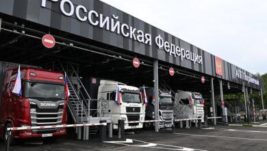 Грандиозный транспортный хоровод фур на Великом шелковом автобане