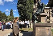 Скульптура Федора Достоевского в Дрездене