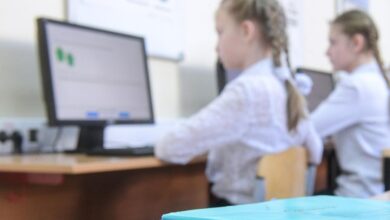 Изображение цифровой соски и кибер-букваря, символизирующее обучение детей основам цифровой безопасности.