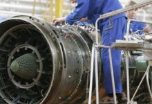 Изображение процесса тестирования авиадвигателей с использованием инфракрасной технологии