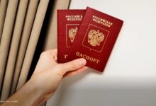 Изображение бордовой книжечки с текстом о паспорте и законодательстве