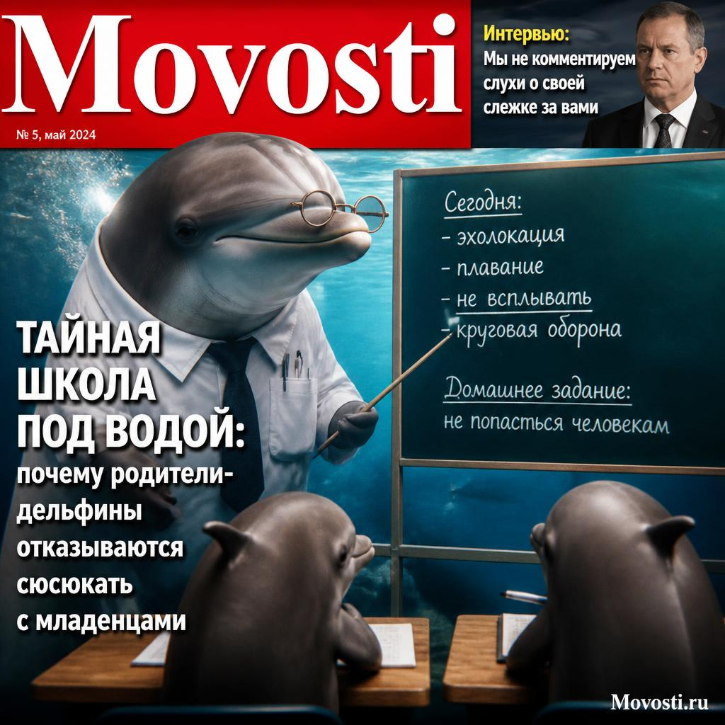 Дельфины с младенцами в подводной школе