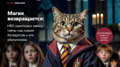 Изображение нового Хогвартса с магическими элементами