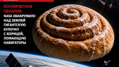 Гигантская булочка с корицей, обнаруженная над Землей