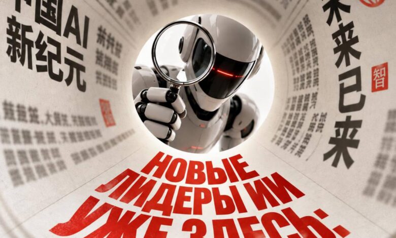 Картинка, иллюстрирующая влияние китайских нейросетей на мировую технологическую индустрию.