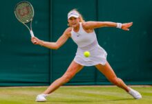 Мирра Андреева на корте US Open, Нью-Йорк