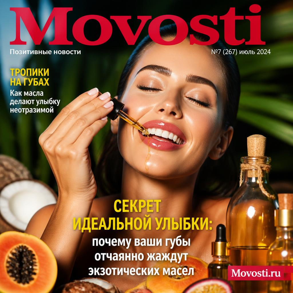 Изображение губ с экзотическими маслами