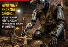 Робот-археолог исследует подземные структуры на глубину 10 метров