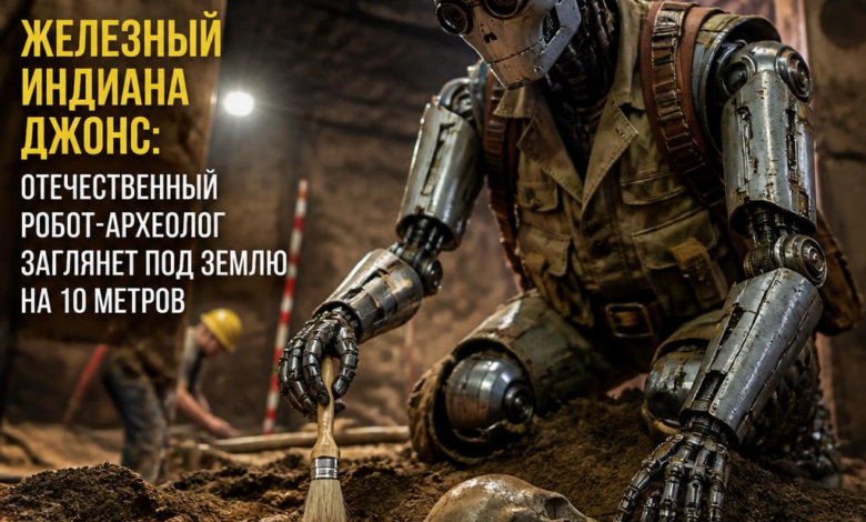 Робот-археолог исследует подземные структуры на глубину 10 метров