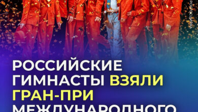 Гимнасты в акробатическом полете выше купола