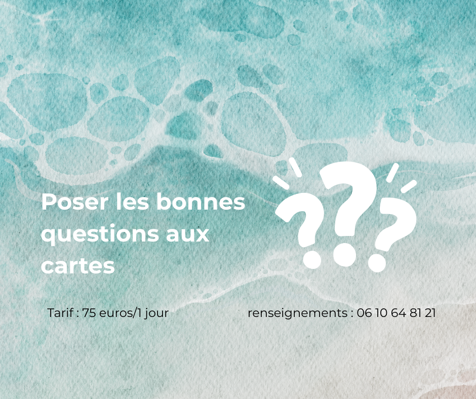 ATELIER DE FORMATION "Poser la bonne question aux cartes"