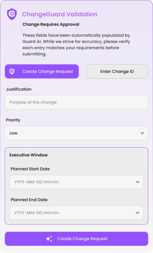 The Capabilities of ChangeGuard:
