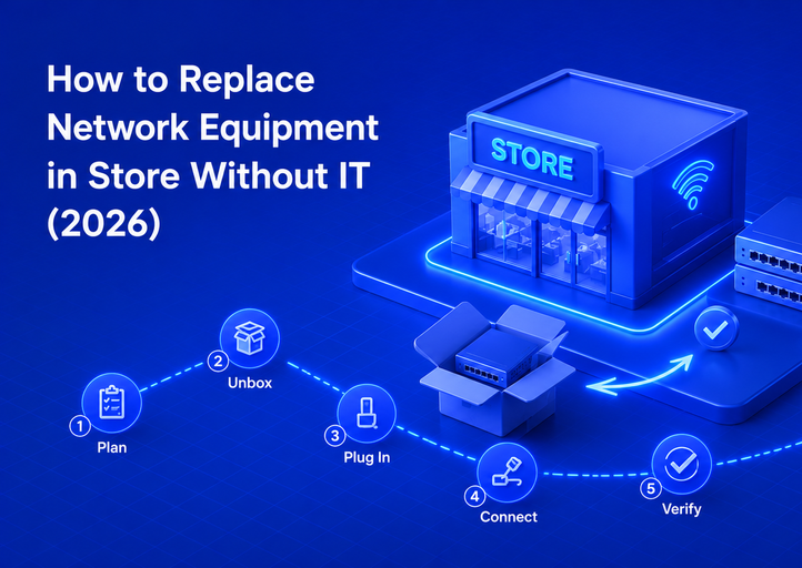 How to Replace Network Equipment in Store Without IT (2026)