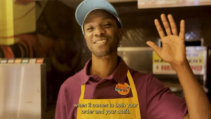 Secret menu beauty pageant 2026 still burgers n such employee waving