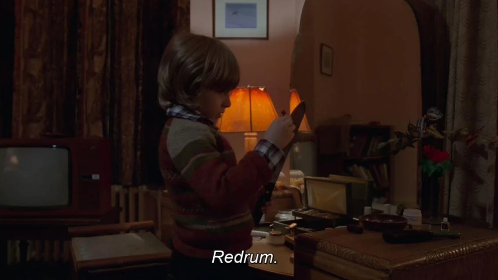 Redrum scene the shining 1980