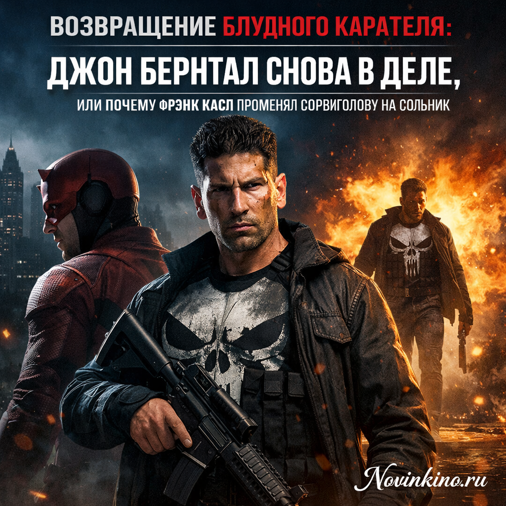 Джон Бернтал в роли Фрэнка Касла (Карателя) в новом сольном проекте