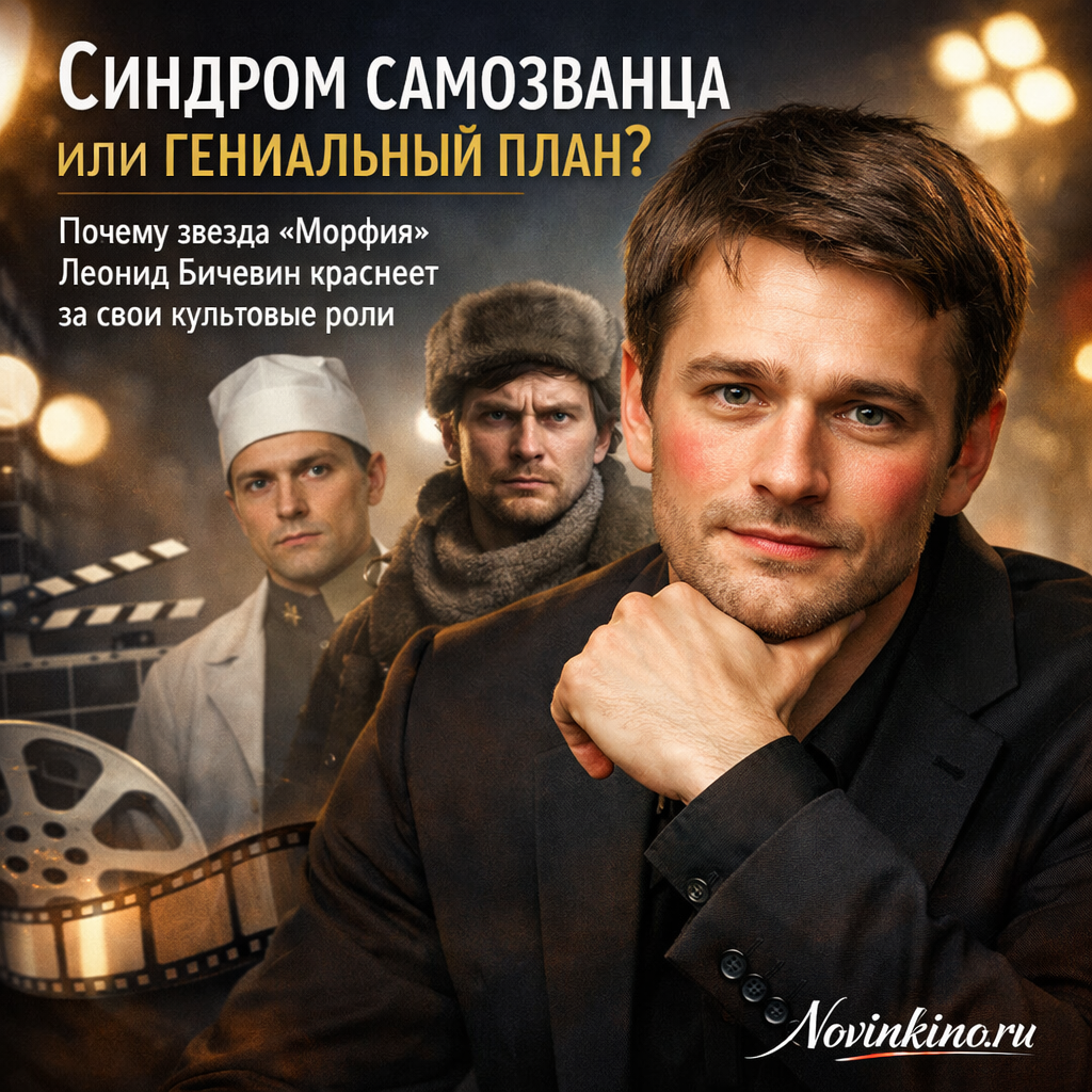 Фотография актера Леонида Бичевина, звезды фильма «Морфий», на красной дорожке или во время интервью.