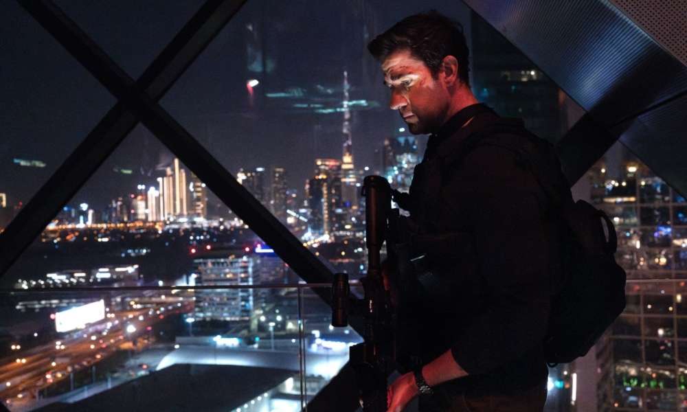 Джон Красински в образе Джека Райана в кадре из трейлера Jack Ryan: Ghost War