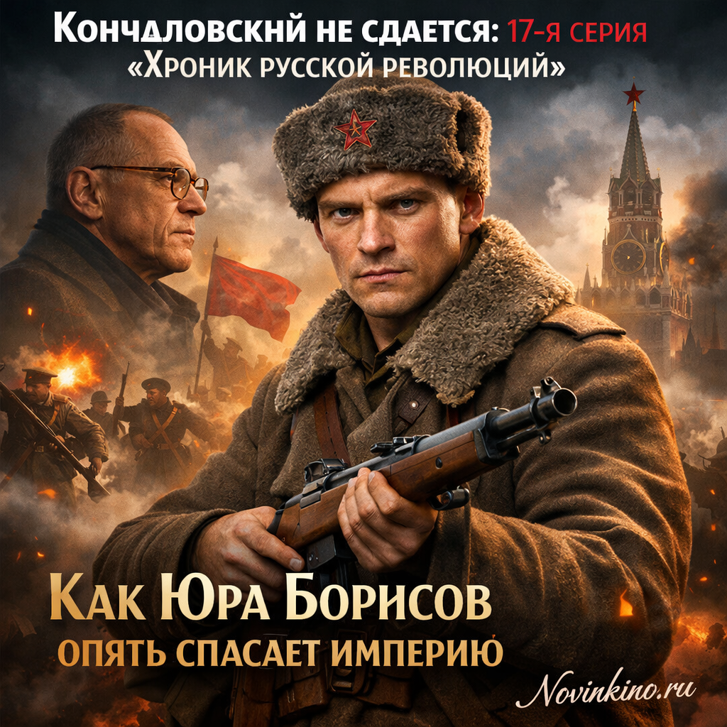 Кадр из 17-й серии «Хроник русской революции» с Юрием Борисовым