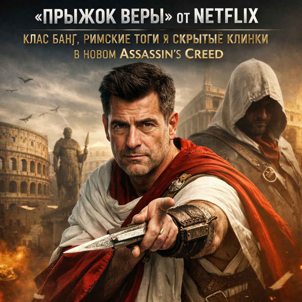 Mads Mikkelsen in Roman togas and hidden blades for Netflix's Assassin's Creed series