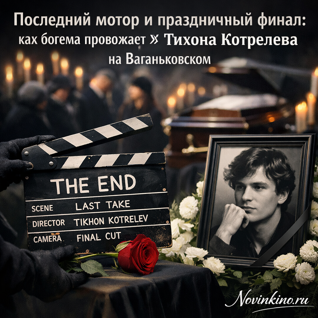 Последний мотор и праздничный финал: как богема провожает Тихона Котрелева на Ваганьковском