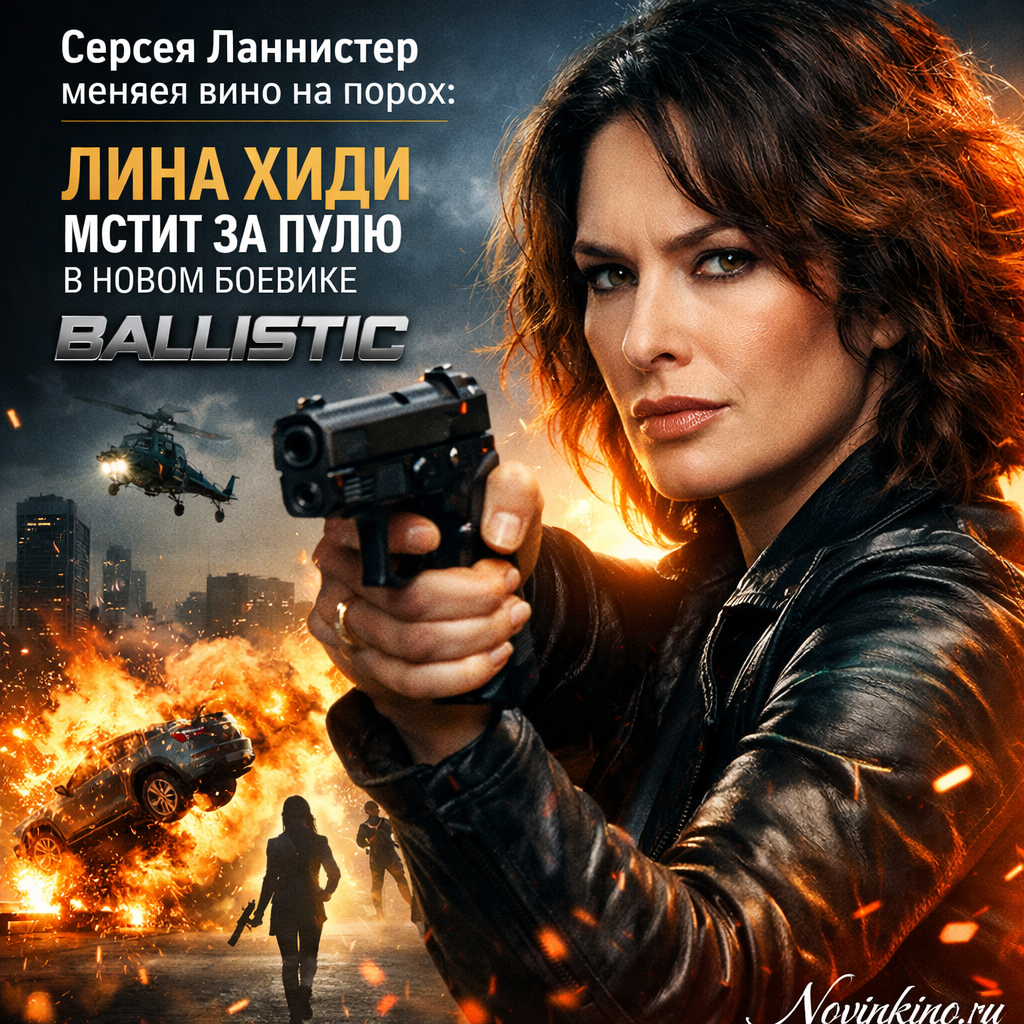 Лина Хиди, известная по роли Серсеи Ланнистер, в новом боевике Ballistic, где она играет мстительную героиню.