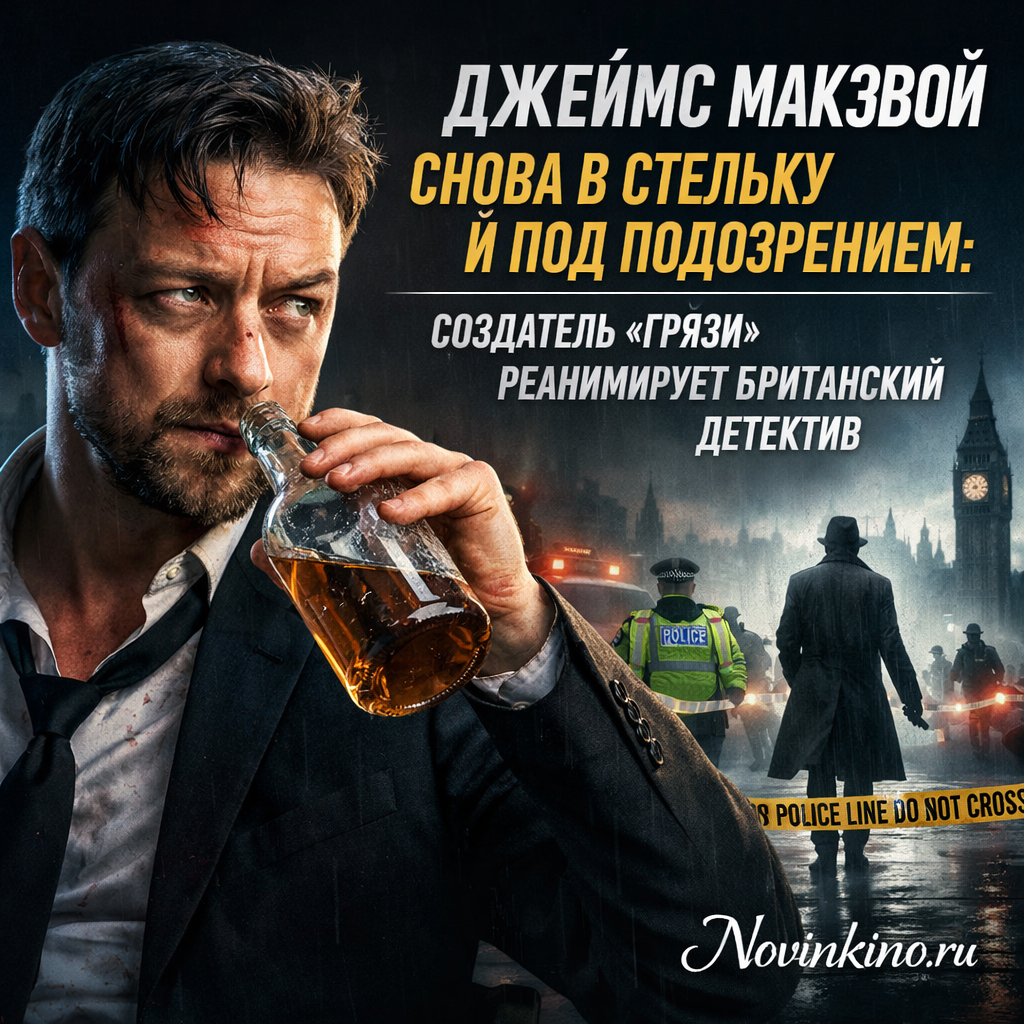 Джеймс Макэвой в напряженной сцене из нового британского детективного сериала