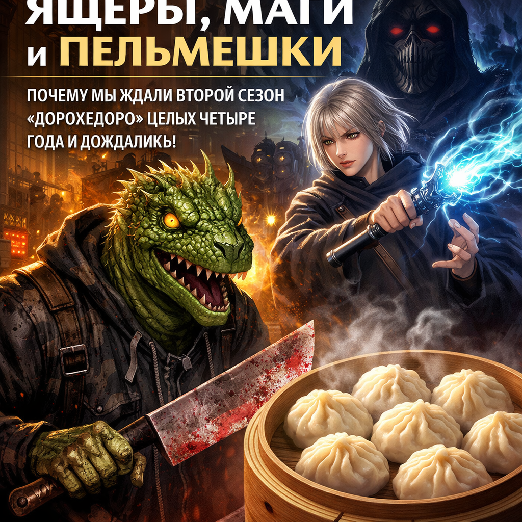 Ящеры, маги и пельмешки: Почему мы ждали второй сезон «Дорохедоро» целых четыре года и дождались!