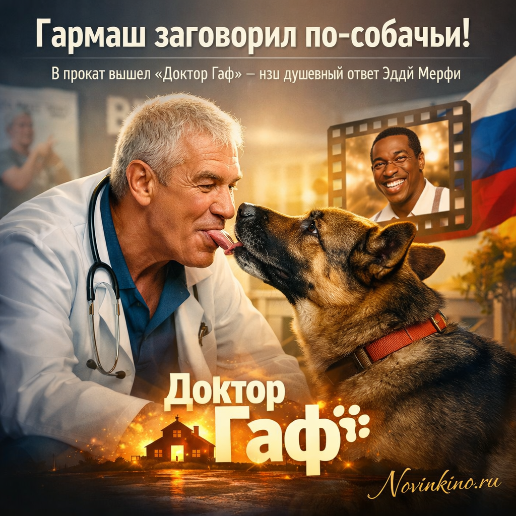 Сергей Гармаш в образе ветеринара в фильме «Доктор Гаф»