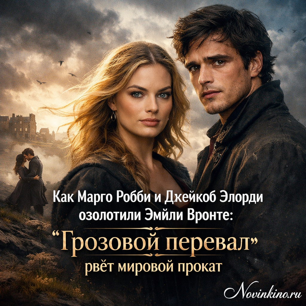 Марго Робби и Джейкоб Элорди в образах Кэтрин и Хитклиффа из фильма «Грозовой перевал»