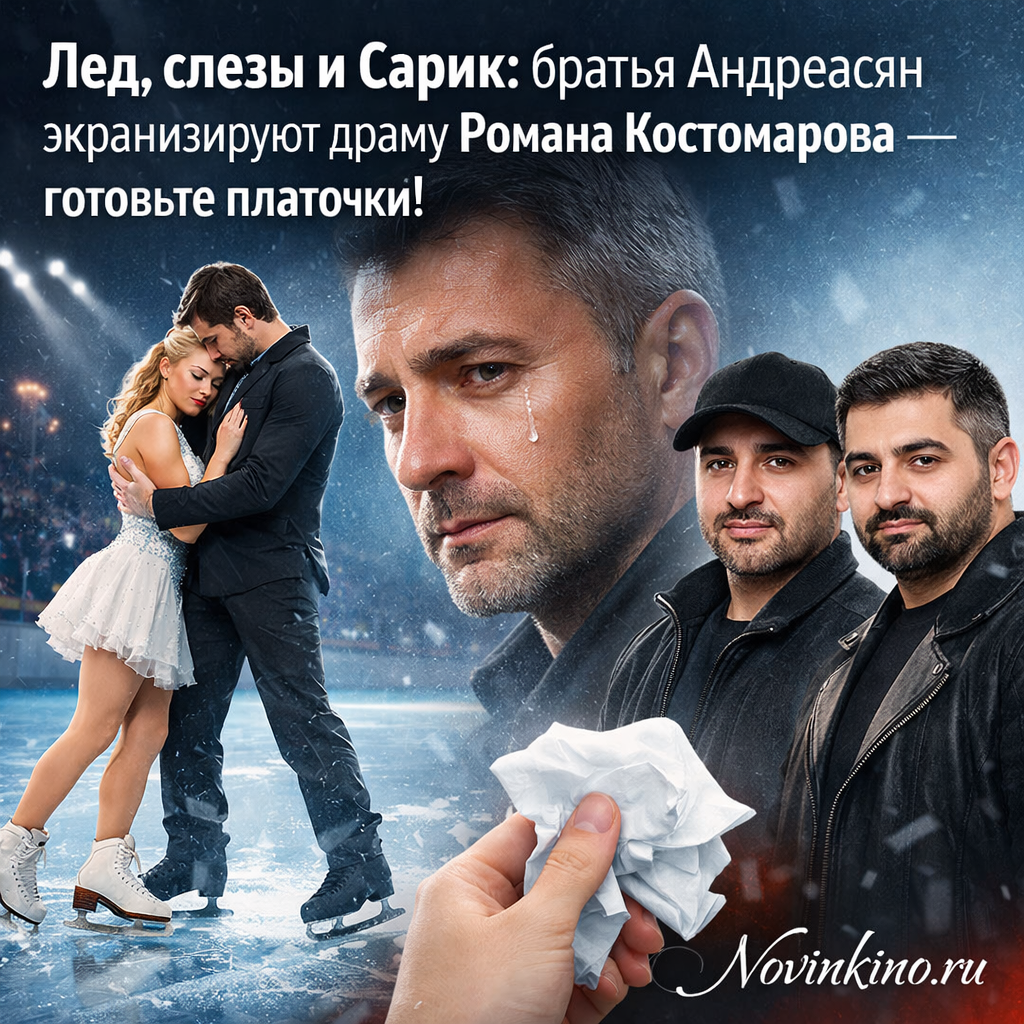 Фотография, связанная с фильмом о Романе Костомарове, снятым братьями Андреасян