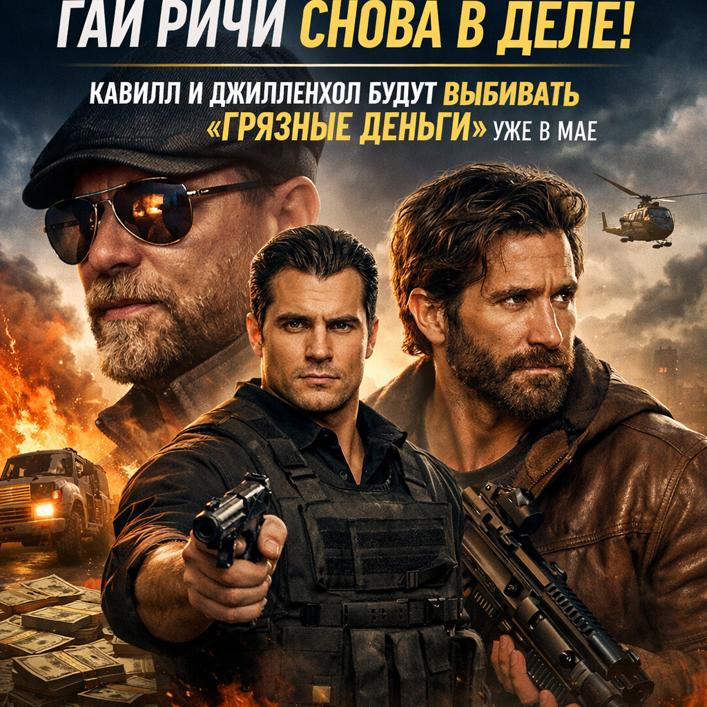 Генри Кавилл и Джейк Джилленхол в фильме Гая Ричи «Грязные деньги»