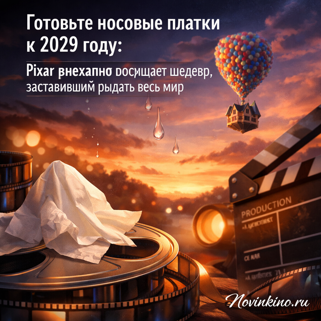 Изображение, символизирующее эмоции и анимацию Pixar, возможно, с намеком на будущий проект.