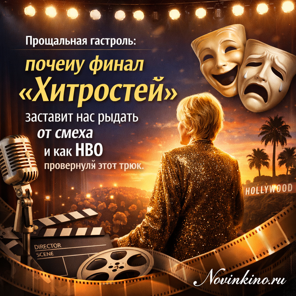Главные герои сериала «Хитрости» (Hacks) в финальной сцене