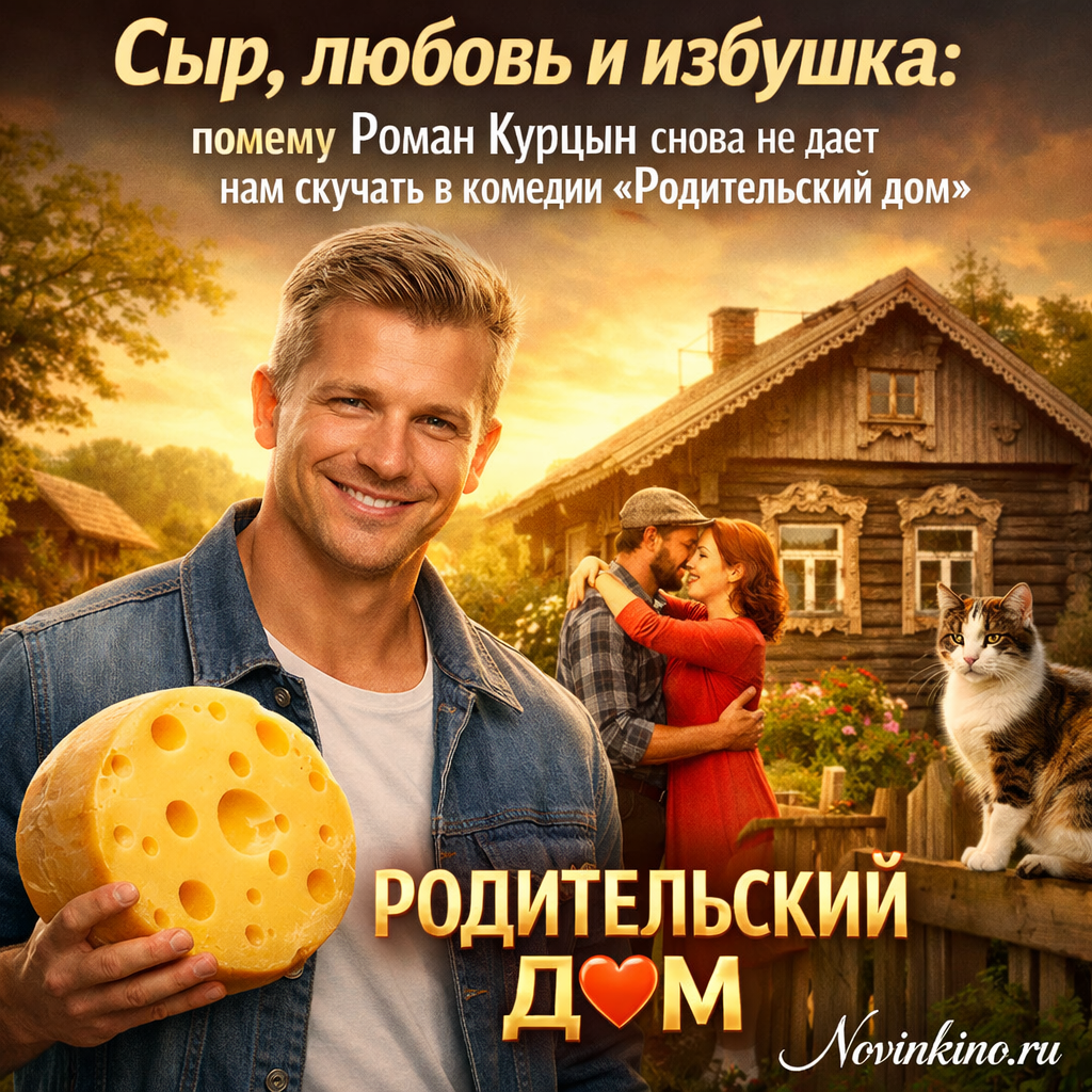 Актер Роман Курцын в сцене из комедии «Родительский дом»