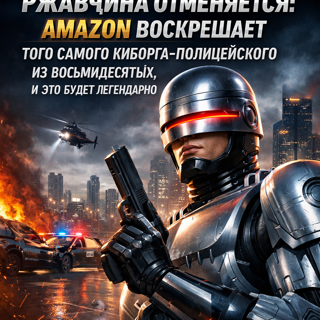 Киборг-полицейский из восьмидесятых в современном исполнении Amazon
