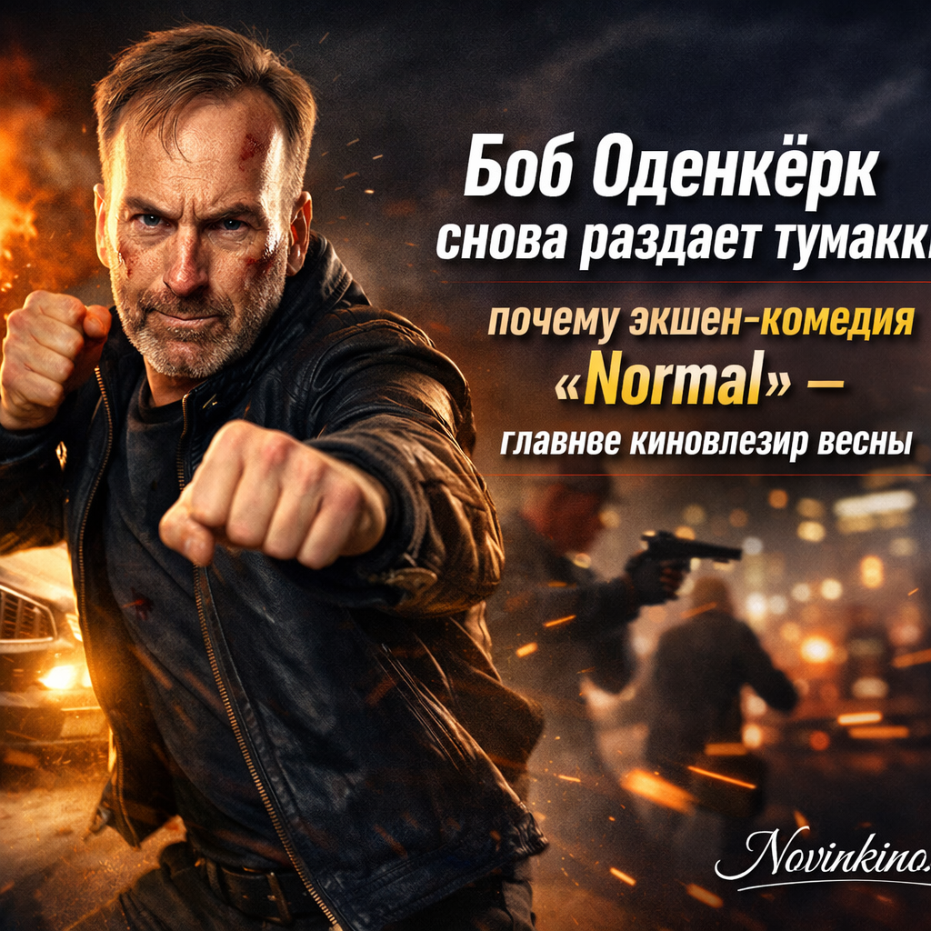 Боб Оденкёрк в динамичной экшен-комедии Normal раздает тумаки и заряжает энергией — главный киноплезир весны