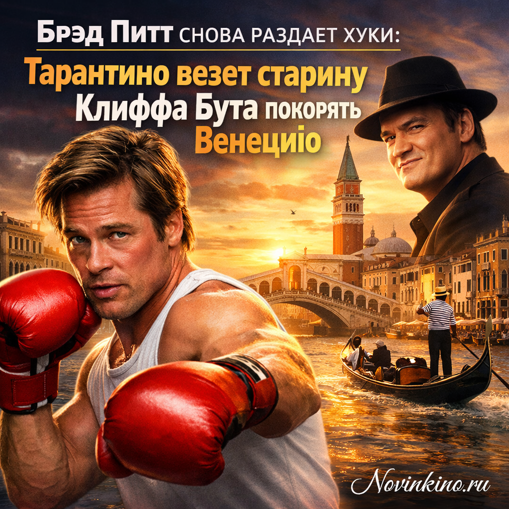 Брэд Питт в элегантном костюме на красной дорожке Венецианского кинофестиваля
